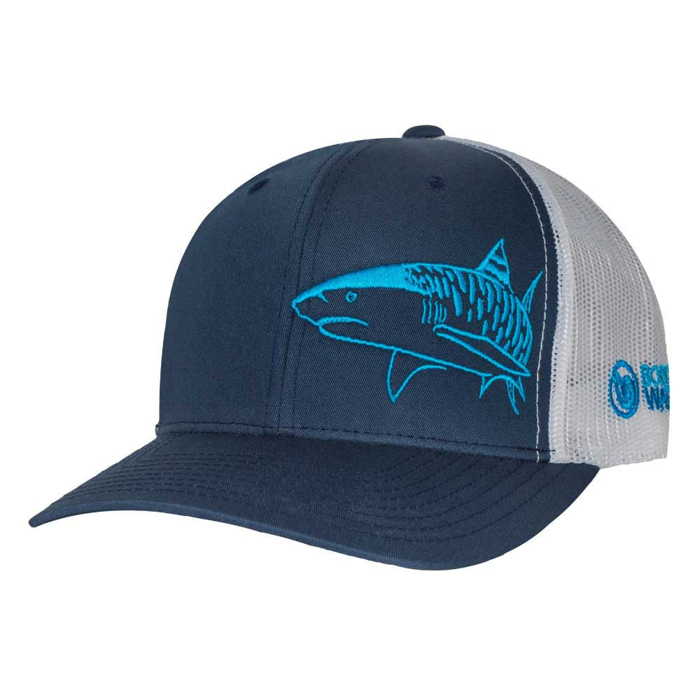 Scuba Diving Trucker Hat: Tiger Shark | Freediving |Spearfishing | Born ...