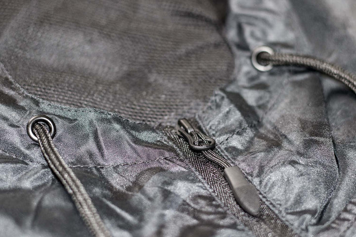 Speared Lightweight Anorak Pullover - Black Camo
