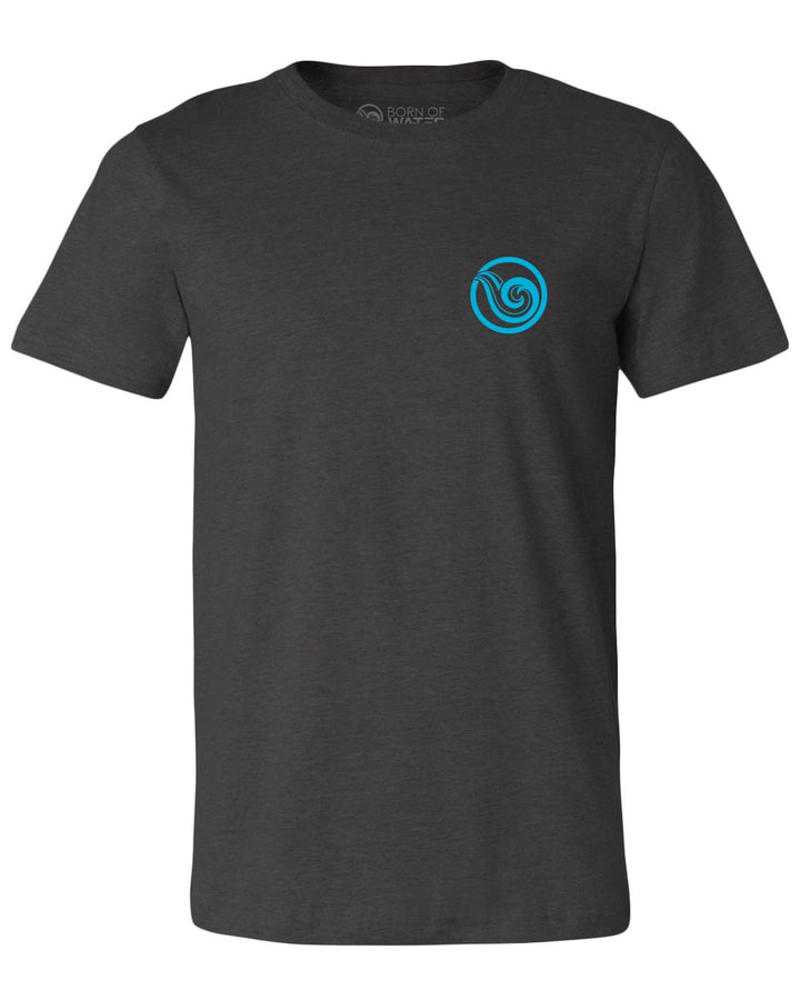 Scalloped Hammerhead T-Shirt - Gray - Front