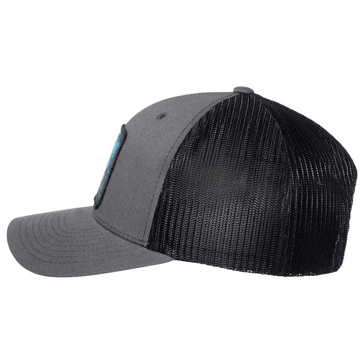 Anchor Scuba Diving Trucker Hat - Charcoal/Black - Side