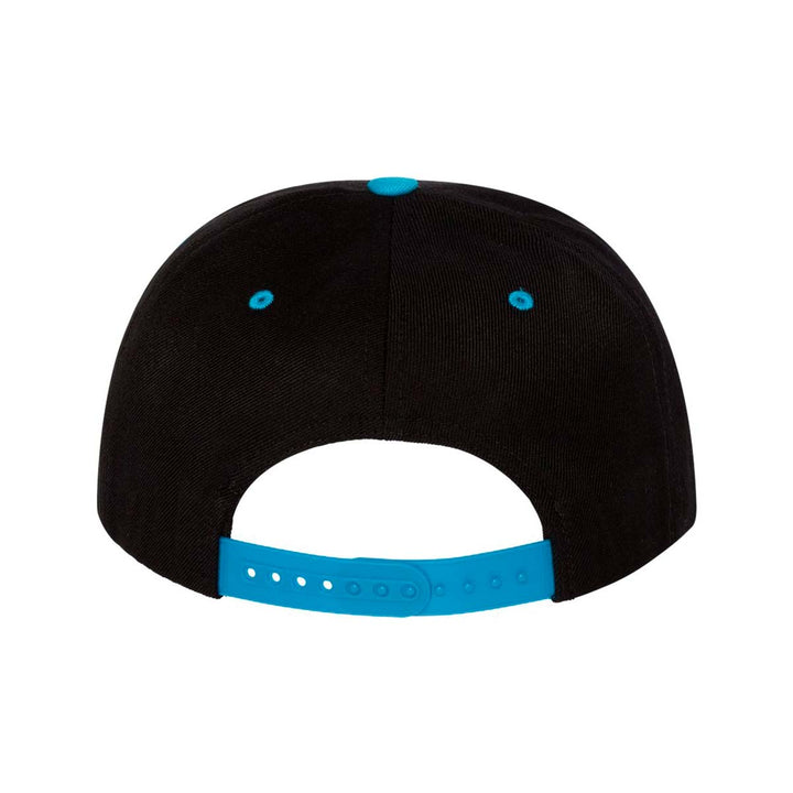 Speared Bahamas Flag Hat: Teal Blue Bill Back