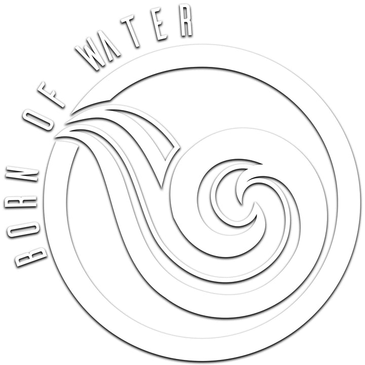 Round Logo Vinyl Decal - White - 5"