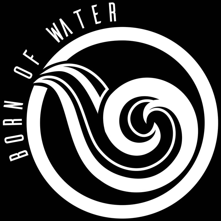 Round Logo Vinyl Decal - White 3.5"