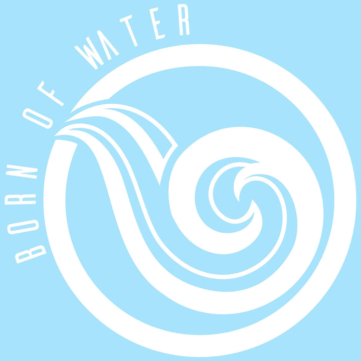 Round Logo Vinyl Decal - White 3.5"