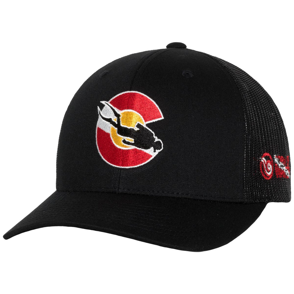 Colorado Scuba Diver Down Flag Trucker Hat