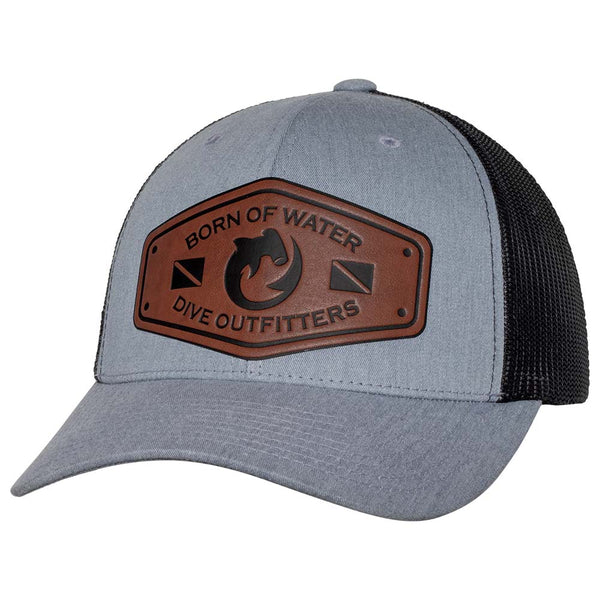 The Indian Face Born to Dive Men's & Women's Trucker Cap White