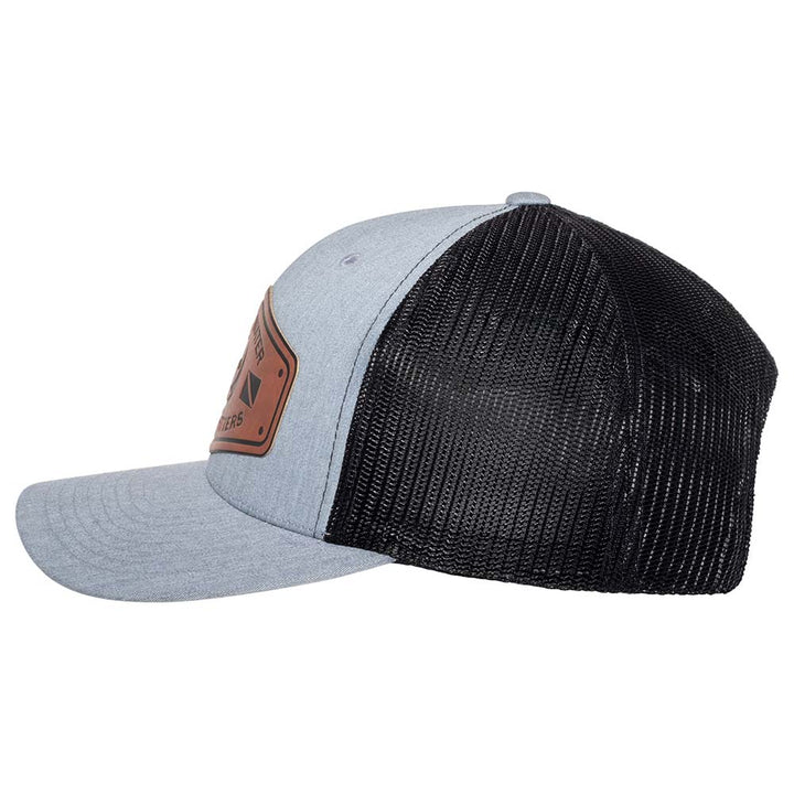 Dive Outfitters Scuba Diving Trucker Hat - Heather Gray/Black - Side