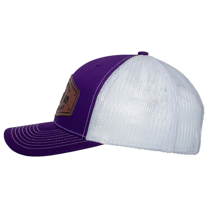 Dive Outfitters Scuba Diving Trucker Hat - Purple/White - Side