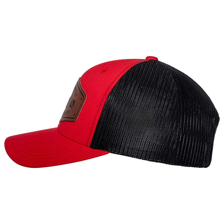 Dive Outfitters Scuba Diving Trucker Hat - Red/Black - Side