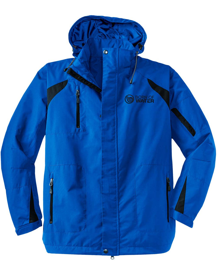 Mens Foul Weather Gear: Waterproof Jacket, Blue / 3XL