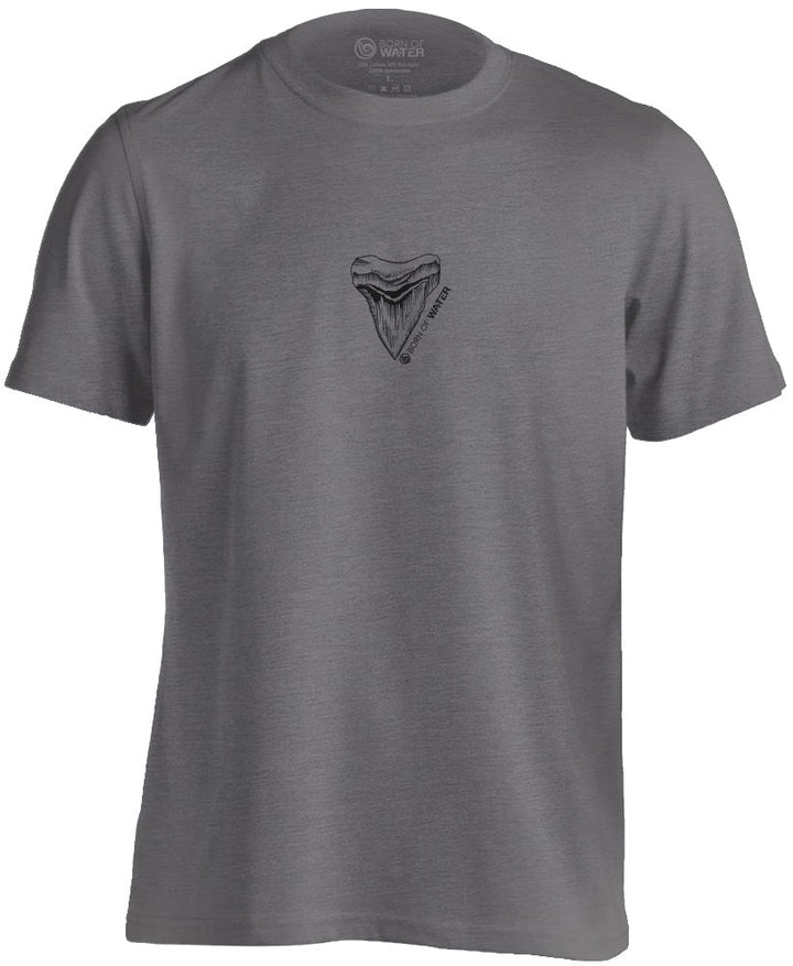 Great White Shark T-Shirt - Gray Front
