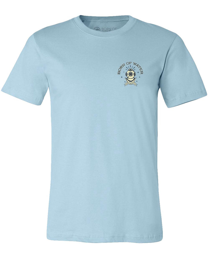 Hold Fast T-Shirt - Light Blue - Front