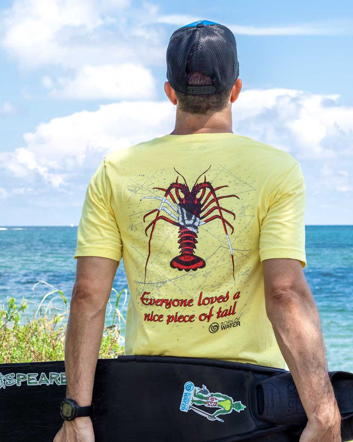 Scuba Diving Shirt: Lobster Yellow - Freediving Lifestyle