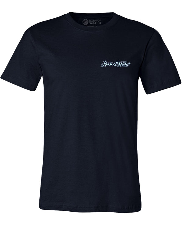 Manatee Spring Scuba Diving T-Shirt - Navy - Front