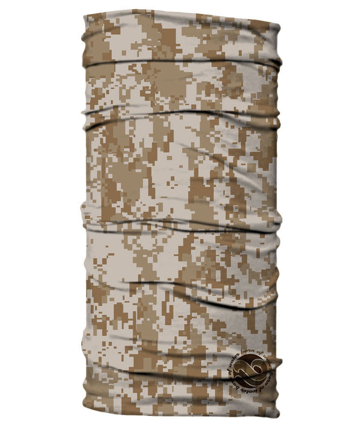 Neck Gaiter - Digital Camo Camouflage - Desert