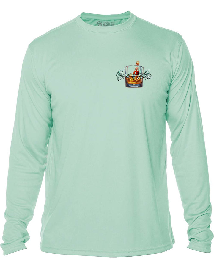 Scuba Dive Bar: UV UPF 50+ Protection Shirt: Seagreen - Front