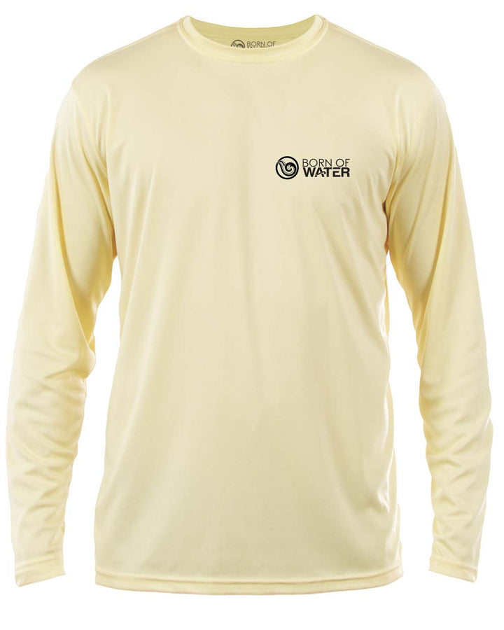 Scuba Diving UV UPF 50+ Performance Shirt: Lobster  Yellow - Front