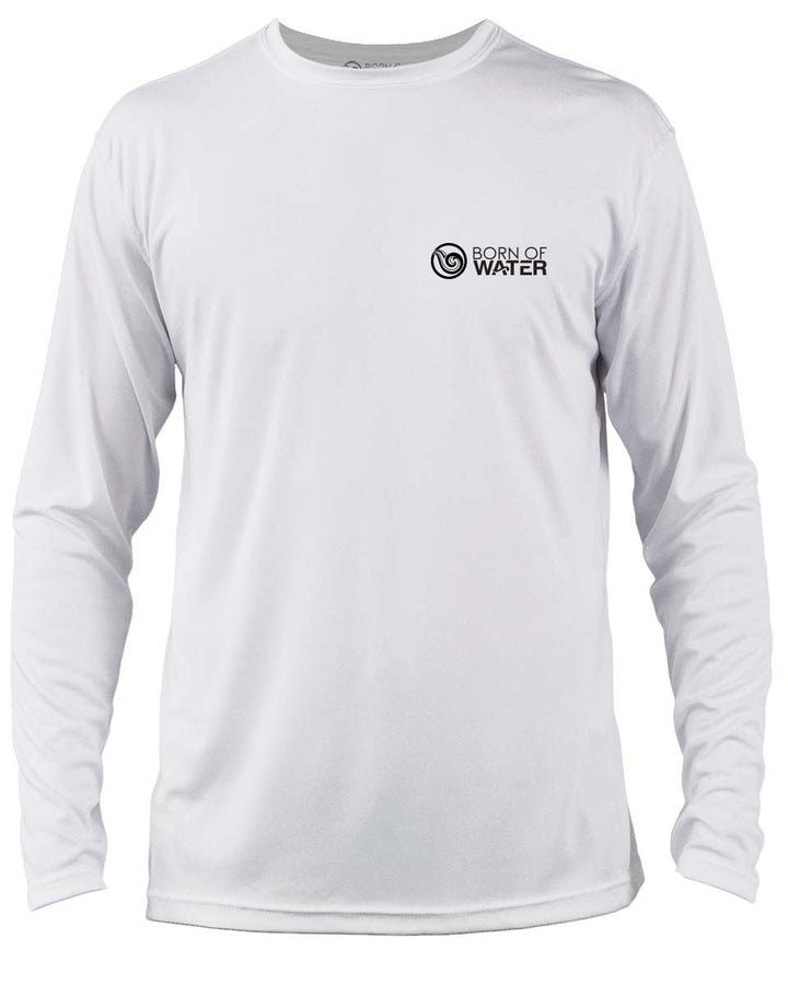 Scuba Diving UV UPF 50+ Performance Shirt: Lobster  White - Front