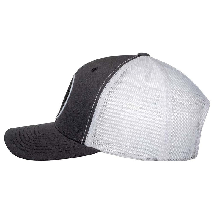 Speared Patch Snapback - Charcoal/White - Side