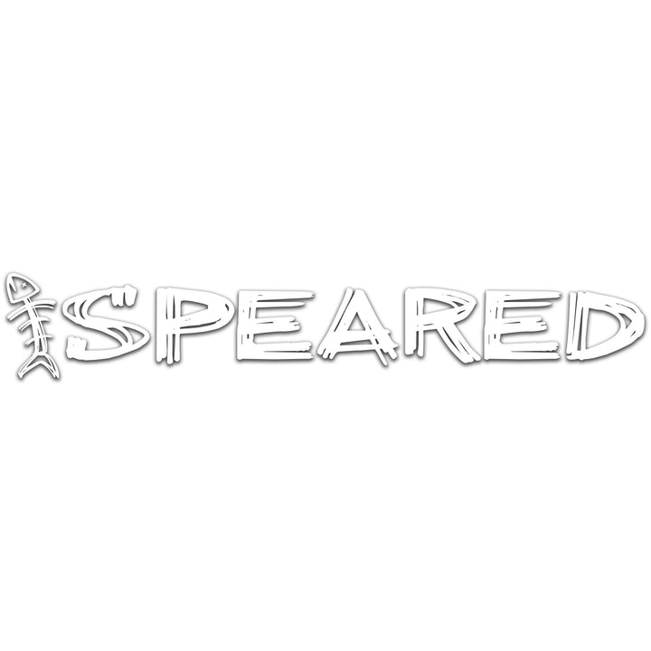 Speared Logo Decal 10"- Blue