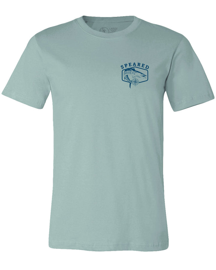 Speared Wahoo - Dusty Blue - Front