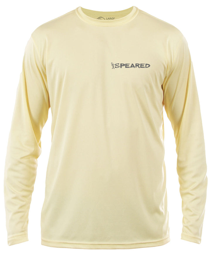 Speared Swamp Creature UV Shirt - Yellow Front