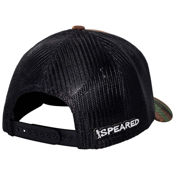 Come and Take It Speargun Hat - Camo/Black - Back