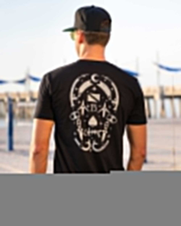 Spearfishing - Gear Head Skull Shirt - Black - Beach