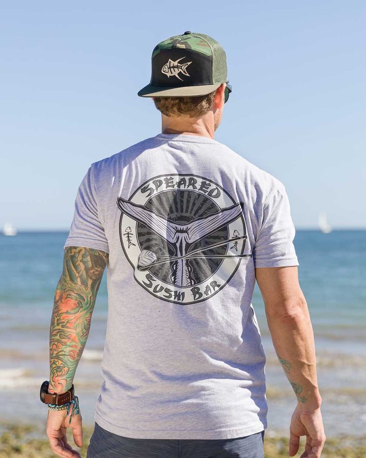 Spearfishing - Sushi Bar Shirt - Gray - Beach