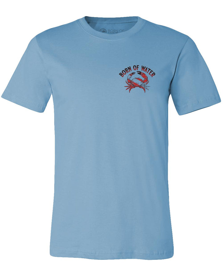 Stone Crab Dive T-Shirt - Ocean Blue - Front