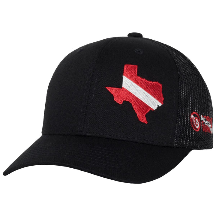 Texas Scuba Diver Down Flag Trucker Hat