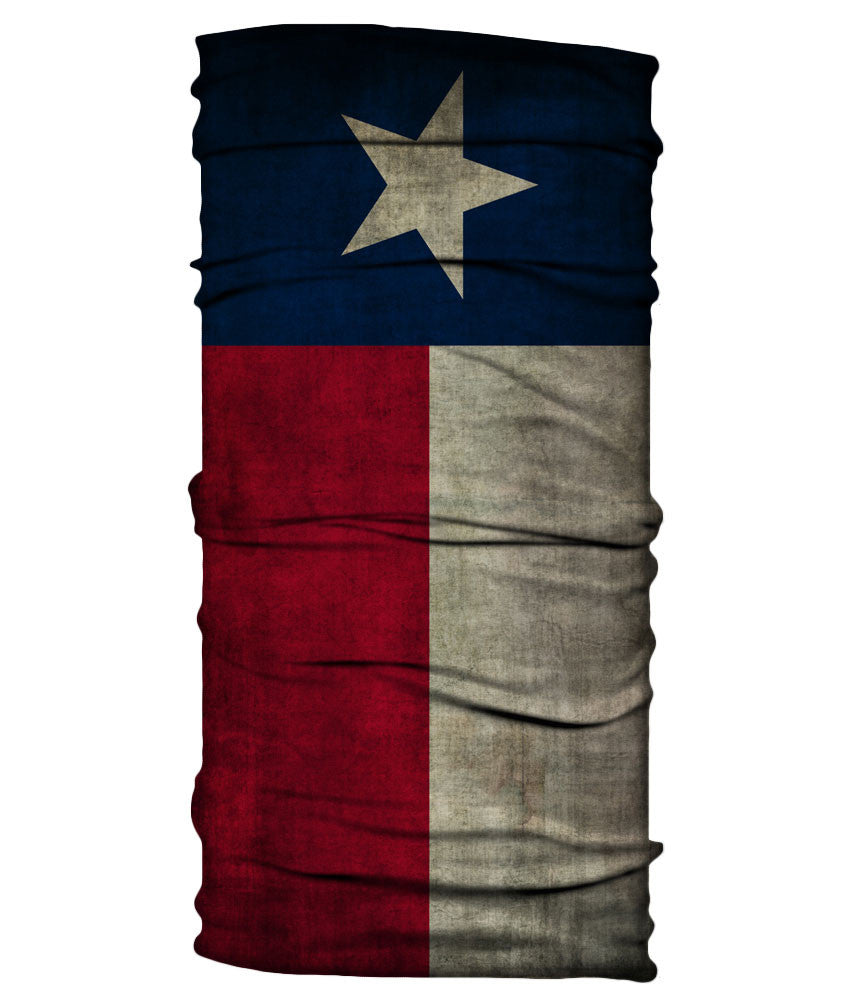 Neck Gaiter - Texas Flag - Grungy